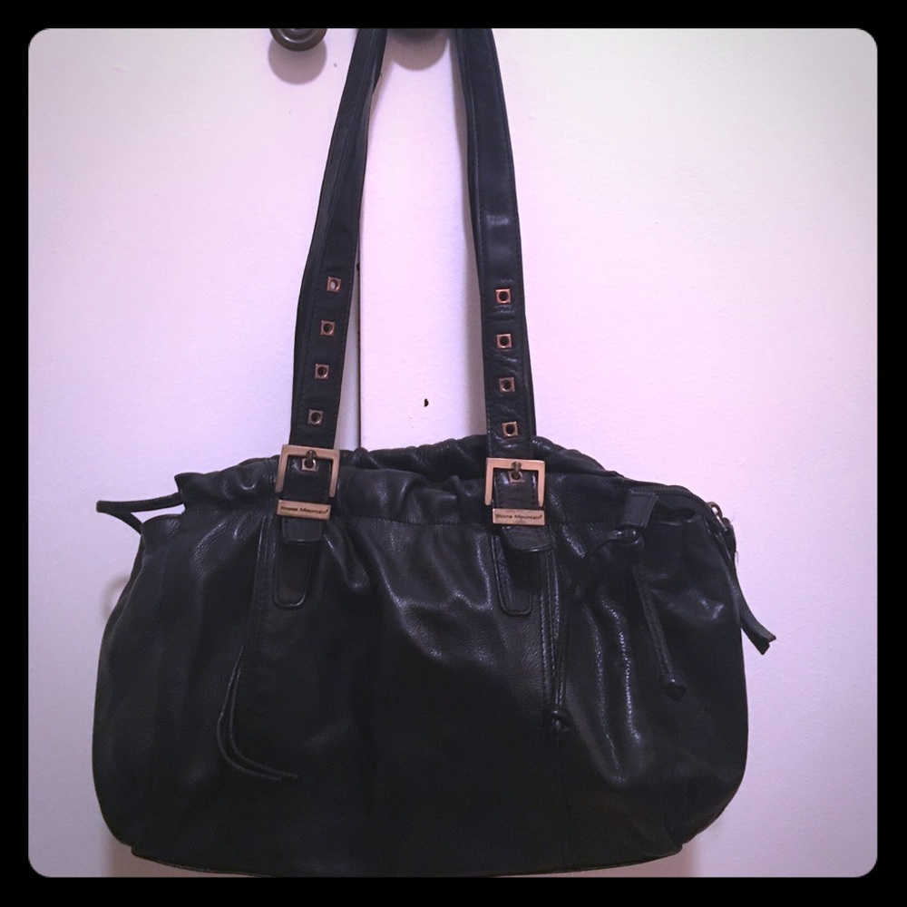 Leather bag with great organization!